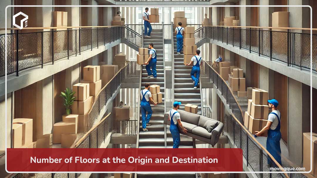 Number of Floors at the Origin and Destination