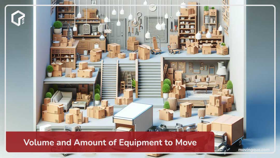 Volume and Amount of Equipment to Move